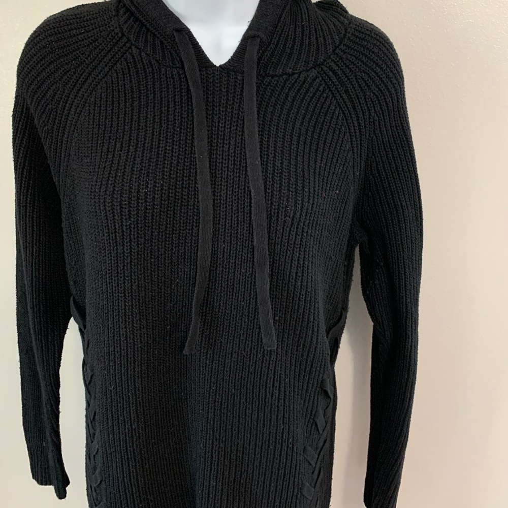 Torrid Lace Up Hoodie Sweater